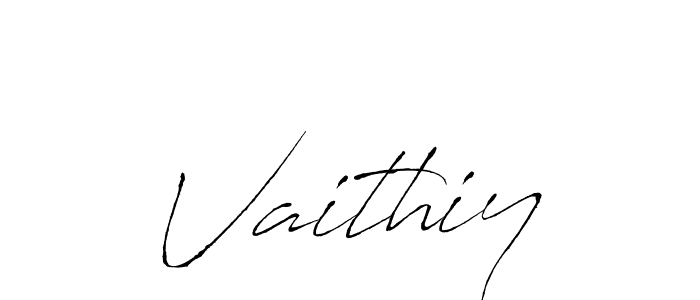 Also we have Vaithiy name is the best signature style. Create professional handwritten signature collection using Antro_Vectra autograph style. Vaithiy signature style 6 images and pictures png