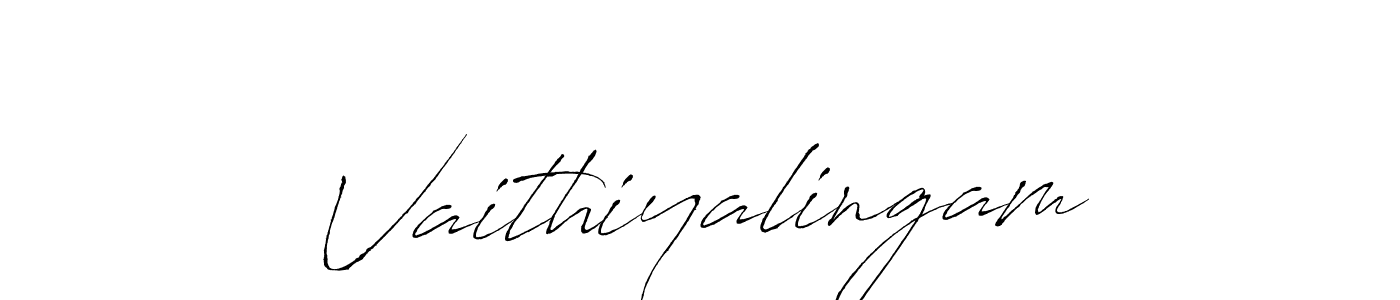 The best way (Antro_Vectra) to make a short signature is to pick only two or three words in your name. The name Vaithiyalingam include a total of six letters. For converting this name. Vaithiyalingam signature style 6 images and pictures png