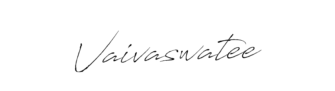 Vaivaswatee stylish signature style. Best Handwritten Sign (Antro_Vectra) for my name. Handwritten Signature Collection Ideas for my name Vaivaswatee. Vaivaswatee signature style 6 images and pictures png