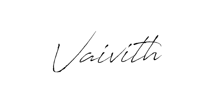 The best way (Antro_Vectra) to make a short signature is to pick only two or three words in your name. The name Vaivith include a total of six letters. For converting this name. Vaivith signature style 6 images and pictures png