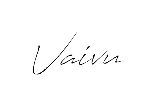 Also we have Vaivu name is the best signature style. Create professional handwritten signature collection using Antro_Vectra autograph style. Vaivu signature style 6 images and pictures png