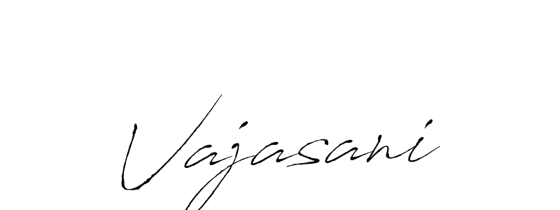 How to make Vajasani signature? Antro_Vectra is a professional autograph style. Create handwritten signature for Vajasani name. Vajasani signature style 6 images and pictures png