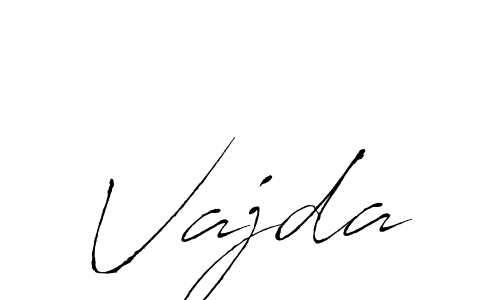 Create a beautiful signature design for name Vajda. With this signature (Antro_Vectra) fonts, you can make a handwritten signature for free. Vajda signature style 6 images and pictures png