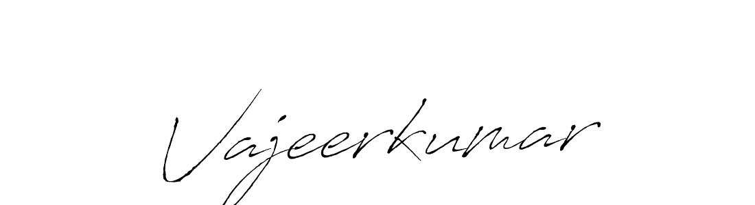 How to make Vajeerkumar signature? Antro_Vectra is a professional autograph style. Create handwritten signature for Vajeerkumar name. Vajeerkumar signature style 6 images and pictures png