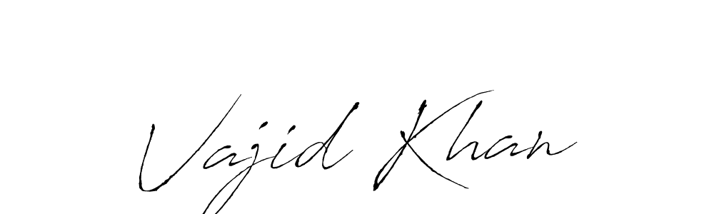 You should practise on your own different ways (Antro_Vectra) to write your name (Vajid Khan) in signature. don't let someone else do it for you. Vajid Khan signature style 6 images and pictures png