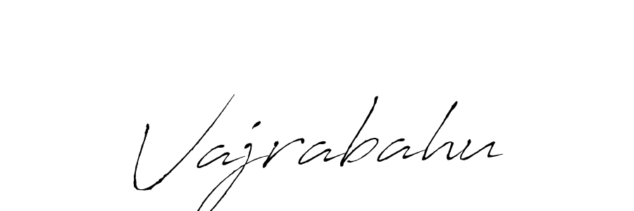 Create a beautiful signature design for name Vajrabahu. With this signature (Antro_Vectra) fonts, you can make a handwritten signature for free. Vajrabahu signature style 6 images and pictures png