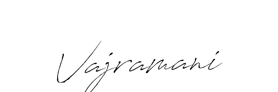 Make a beautiful signature design for name Vajramani. With this signature (Antro_Vectra) style, you can create a handwritten signature for free. Vajramani signature style 6 images and pictures png