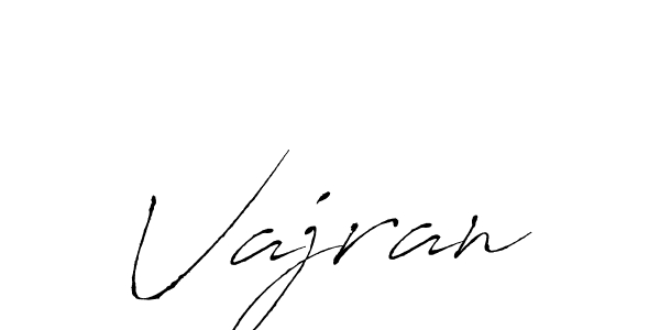 Create a beautiful signature design for name Vajran. With this signature (Antro_Vectra) fonts, you can make a handwritten signature for free. Vajran signature style 6 images and pictures png