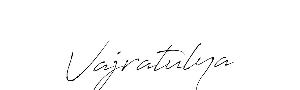 How to make Vajratulya signature? Antro_Vectra is a professional autograph style. Create handwritten signature for Vajratulya name. Vajratulya signature style 6 images and pictures png