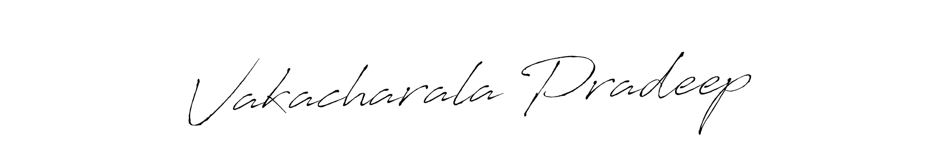 Similarly Antro_Vectra is the best handwritten signature design. Signature creator online .You can use it as an online autograph creator for name Vakacharala Pradeep. Vakacharala Pradeep signature style 6 images and pictures png