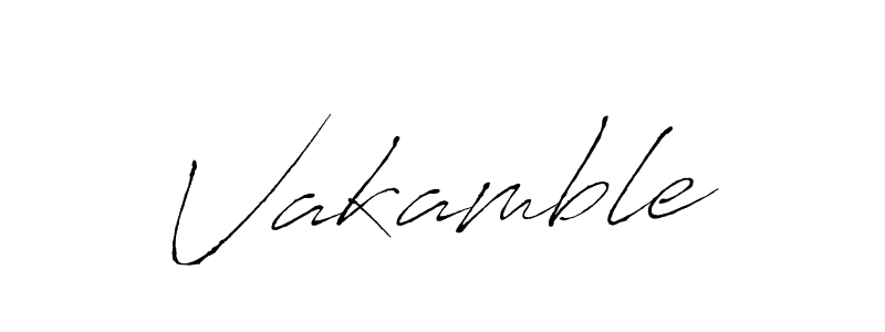 Also we have Vakamble name is the best signature style. Create professional handwritten signature collection using Antro_Vectra autograph style. Vakamble signature style 6 images and pictures png