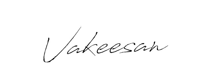 Use a signature maker to create a handwritten signature online. With this signature software, you can design (Antro_Vectra) your own signature for name Vakeesan. Vakeesan signature style 6 images and pictures png