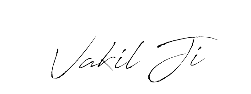 How to Draw Vakil Ji signature style? Antro_Vectra is a latest design signature styles for name Vakil Ji. Vakil Ji signature style 6 images and pictures png