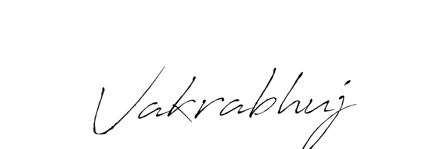 How to Draw Vakrabhuj signature style? Antro_Vectra is a latest design signature styles for name Vakrabhuj. Vakrabhuj signature style 6 images and pictures png
