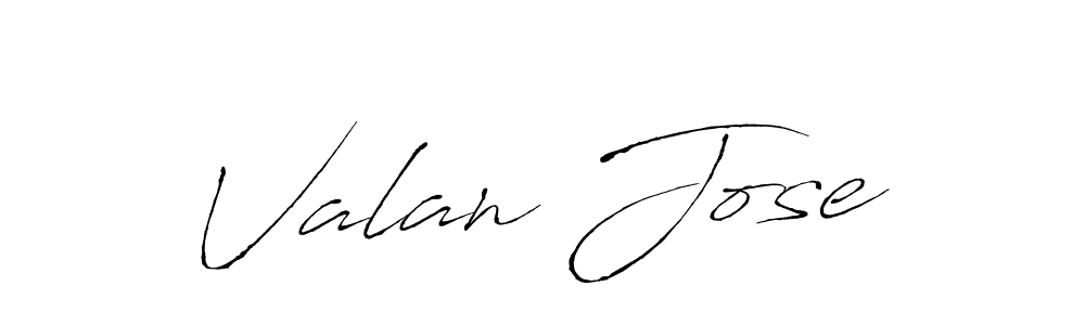 You should practise on your own different ways (Antro_Vectra) to write your name (Valan Jose) in signature. don't let someone else do it for you. Valan Jose signature style 6 images and pictures png