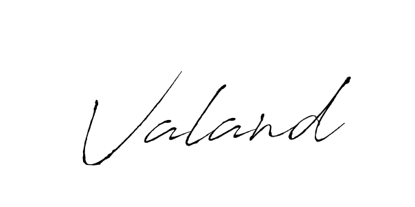 Similarly Antro_Vectra is the best handwritten signature design. Signature creator online .You can use it as an online autograph creator for name Valand. Valand signature style 6 images and pictures png