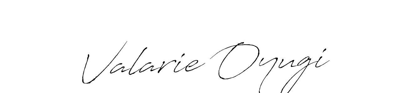 You should practise on your own different ways (Antro_Vectra) to write your name (Valarie Oyugi) in signature. don't let someone else do it for you. Valarie Oyugi signature style 6 images and pictures png