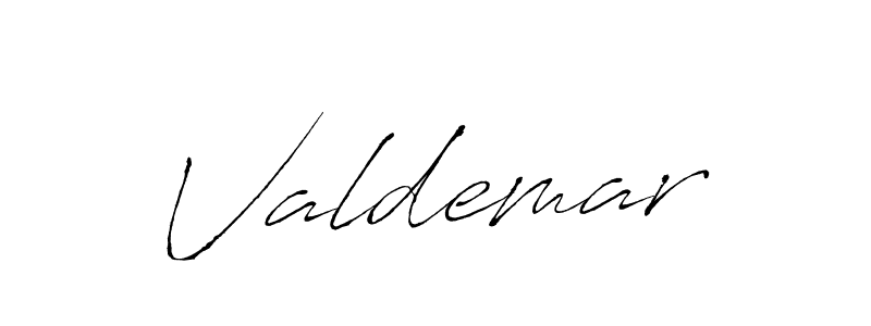 Valdemar stylish signature style. Best Handwritten Sign (Antro_Vectra) for my name. Handwritten Signature Collection Ideas for my name Valdemar. Valdemar signature style 6 images and pictures png