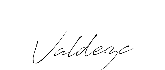 Valdezc stylish signature style. Best Handwritten Sign (Antro_Vectra) for my name. Handwritten Signature Collection Ideas for my name Valdezc. Valdezc signature style 6 images and pictures png