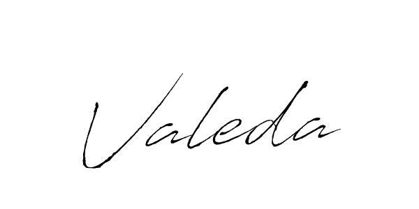 Also we have Valeda name is the best signature style. Create professional handwritten signature collection using Antro_Vectra autograph style. Valeda signature style 6 images and pictures png