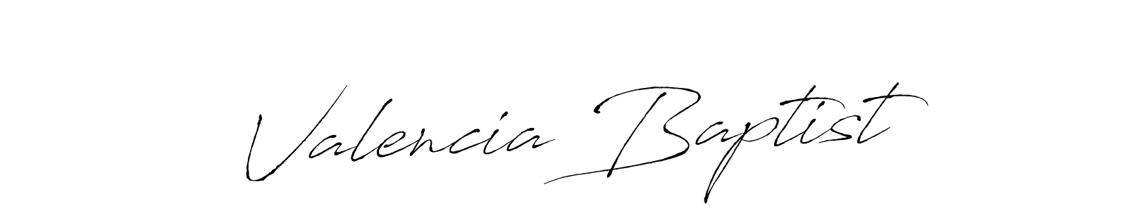 Use a signature maker to create a handwritten signature online. With this signature software, you can design (Antro_Vectra) your own signature for name Valencia Baptist. Valencia Baptist signature style 6 images and pictures png