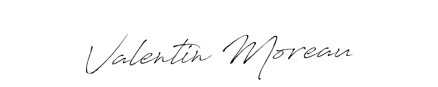 How to make Valentin Moreau name signature. Use Antro_Vectra style for creating short signs online. This is the latest handwritten sign. Valentin Moreau signature style 6 images and pictures png