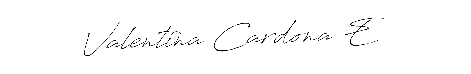 How to make Valentina Cardona E signature? Antro_Vectra is a professional autograph style. Create handwritten signature for Valentina Cardona E name. Valentina Cardona E signature style 6 images and pictures png