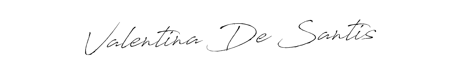 It looks lik you need a new signature style for name Valentina De Santis. Design unique handwritten (Antro_Vectra) signature with our free signature maker in just a few clicks. Valentina De Santis signature style 6 images and pictures png