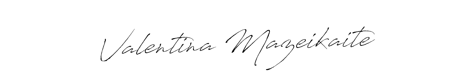 You should practise on your own different ways (Antro_Vectra) to write your name (Valentina Mazeikaite) in signature. don't let someone else do it for you. Valentina Mazeikaite signature style 6 images and pictures png