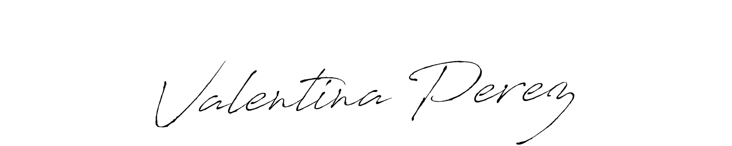 Make a beautiful signature design for name Valentina Perez. With this signature (Antro_Vectra) style, you can create a handwritten signature for free. Valentina Perez signature style 6 images and pictures png