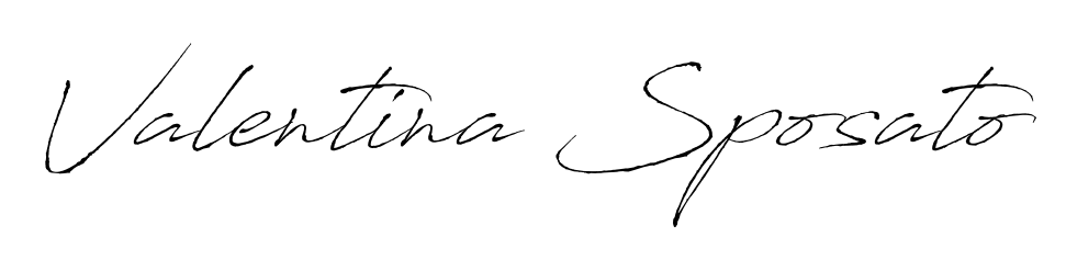 Create a personalized artistic stamp with Valentina Sposato in Antro_Vectra font. Perfect for visual artists, designers, and influencers. Valentina Sposato signature style 6 images and pictures png
