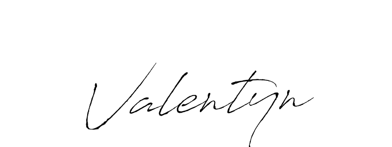 You should practise on your own different ways (Antro_Vectra) to write your name (Valentyn) in signature. don't let someone else do it for you. Valentyn signature style 6 images and pictures png