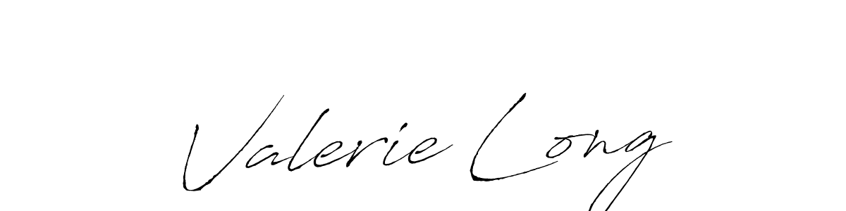 Design your own signature with our free online signature maker. With this signature software, you can create a handwritten (Antro_Vectra) signature for name Valerie Long. Valerie Long signature style 6 images and pictures png
