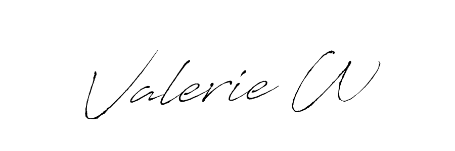 Antro_Vectra is a professional signature style that is perfect for those who want to add a touch of class to their signature. It is also a great choice for those who want to make their signature more unique. Get Valerie W name to fancy signature for free. Valerie W signature style 6 images and pictures png