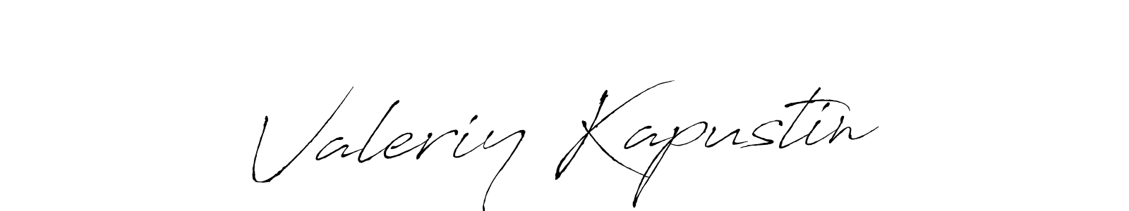 It looks lik you need a new signature style for name Valeriy Kapustin. Design unique handwritten (Antro_Vectra) signature with our free signature maker in just a few clicks. Valeriy Kapustin signature style 6 images and pictures png