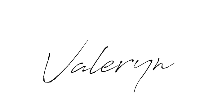 How to make Valeryn signature? Antro_Vectra is a professional autograph style. Create handwritten signature for Valeryn name. Valeryn signature style 6 images and pictures png