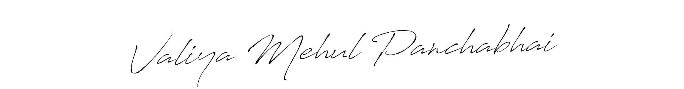 Valiya Mehul Panchabhai stylish signature style. Best Handwritten Sign (Antro_Vectra) for my name. Handwritten Signature Collection Ideas for my name Valiya Mehul Panchabhai. Valiya Mehul Panchabhai signature style 6 images and pictures png
