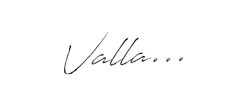 Antro_Vectra is a professional signature style that is perfect for those who want to add a touch of class to their signature. It is also a great choice for those who want to make their signature more unique. Get Valla... name to fancy signature for free. Valla... signature style 6 images and pictures png