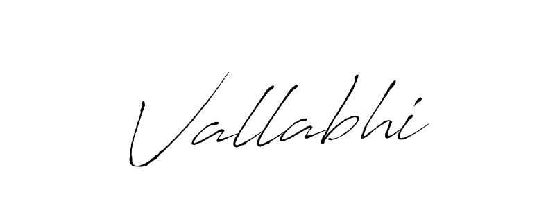 Make a beautiful signature design for name Vallabhi. With this signature (Antro_Vectra) style, you can create a handwritten signature for free. Vallabhi signature style 6 images and pictures png