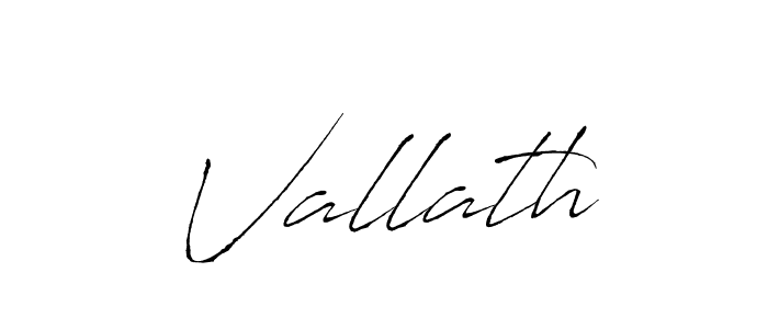 Design your own signature with our free online signature maker. With this signature software, you can create a handwritten (Antro_Vectra) signature for name Vallath. Vallath signature style 6 images and pictures png