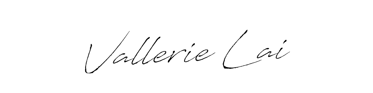 The best way (Antro_Vectra) to make a short signature is to pick only two or three words in your name. The name Vallerie Lai include a total of six letters. For converting this name. Vallerie Lai signature style 6 images and pictures png