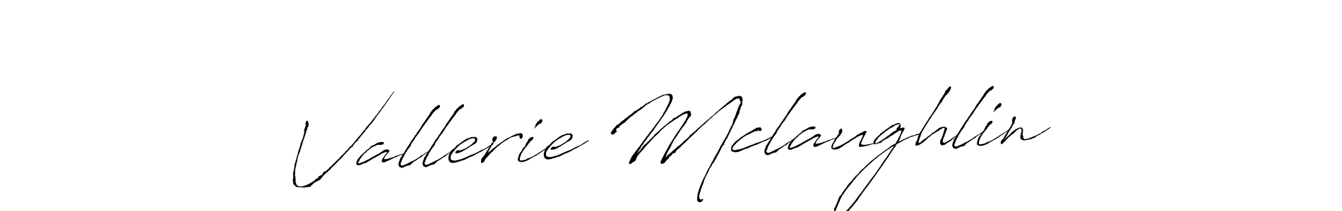 Make a beautiful signature design for name Vallerie Mclaughlin. With this signature (Antro_Vectra) style, you can create a handwritten signature for free. Vallerie Mclaughlin signature style 6 images and pictures png