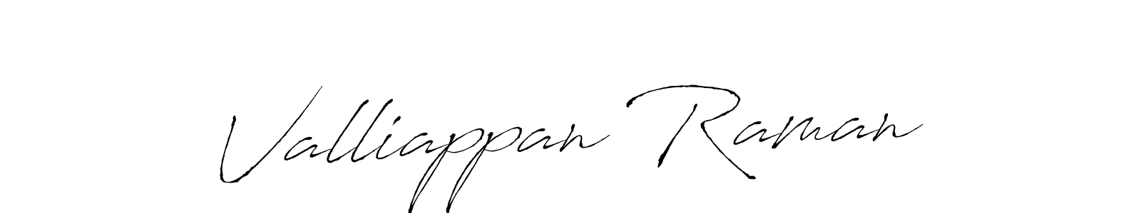 Make a beautiful signature design for name Valliappan Raman. With this signature (Antro_Vectra) style, you can create a handwritten signature for free. Valliappan Raman signature style 6 images and pictures png