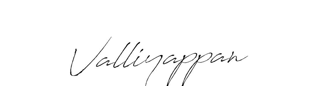 Create a beautiful signature design for name Valliyappan. With this signature (Antro_Vectra) fonts, you can make a handwritten signature for free. Valliyappan signature style 6 images and pictures png