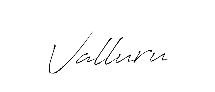 How to make Valluru name signature. Use Antro_Vectra style for creating short signs online. This is the latest handwritten sign. Valluru signature style 6 images and pictures png