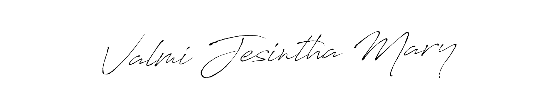 Make a beautiful signature design for name Valmi Jesintha Mary. Use this online signature maker to create a handwritten signature for free. Valmi Jesintha Mary signature style 6 images and pictures png