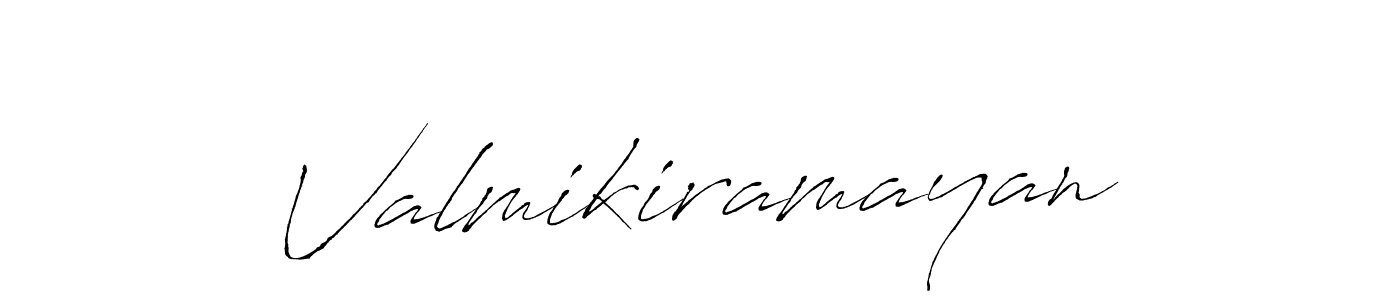 Make a beautiful signature design for name Valmikiramayan. With this signature (Antro_Vectra) style, you can create a handwritten signature for free. Valmikiramayan signature style 6 images and pictures png