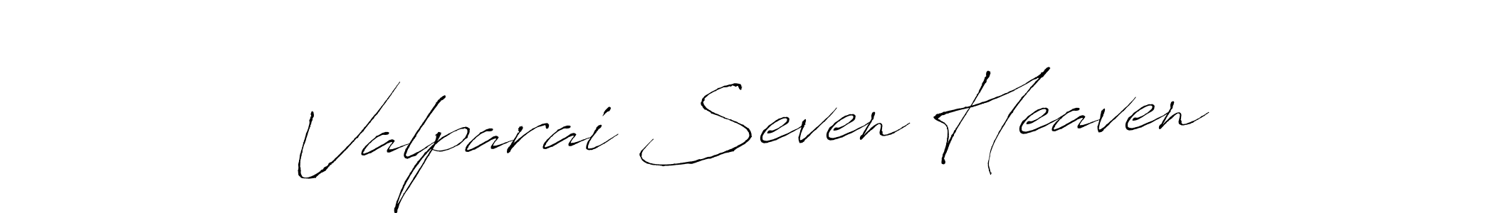 Similarly Antro_Vectra is the best handwritten signature design. Signature creator online .You can use it as an online autograph creator for name Valparai Seven Heaven. Valparai Seven Heaven signature style 6 images and pictures png