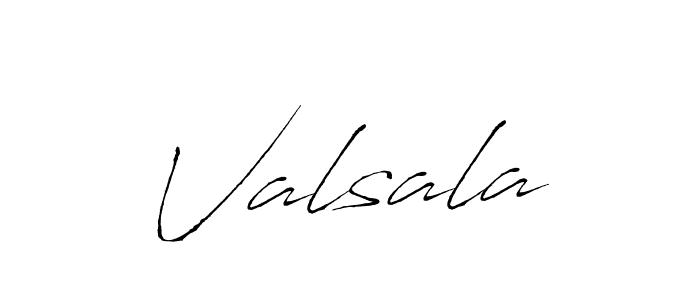 Valsala stylish signature style. Best Handwritten Sign (Antro_Vectra) for my name. Handwritten Signature Collection Ideas for my name Valsala. Valsala signature style 6 images and pictures png