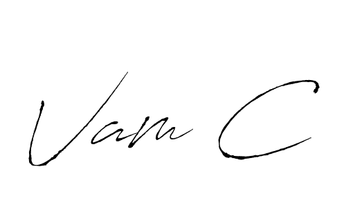 How to Draw Vam C signature style? Antro_Vectra is a latest design signature styles for name Vam C. Vam C signature style 6 images and pictures png